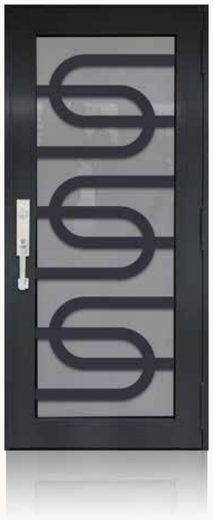 Single Bronze № 33 — decorative door panel design TD-SD-B33