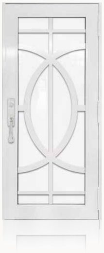 Single White № 10 — decorative door panel design TD-SD-W10