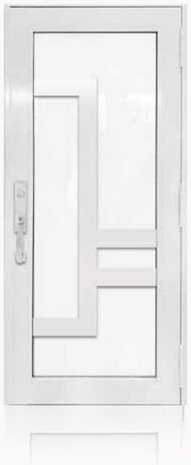 Single White № 14 — decorative door panel design TD-SD-W14