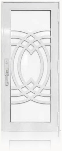 Single White № 17 — decorative door panel design TD-SD-W17