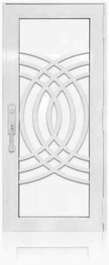 Single White № 21 — decorative door panel design TD-SD-W21