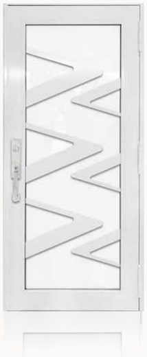 Single White № 24 — decorative door panel design TD-SD-W24