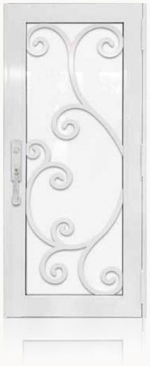 Single White № 45 — decorative door panel design TD-SD-W45
