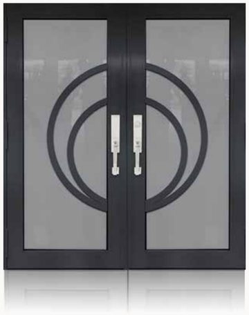 Double Bronze № 06 — decorative door panel design TD-DED-B06