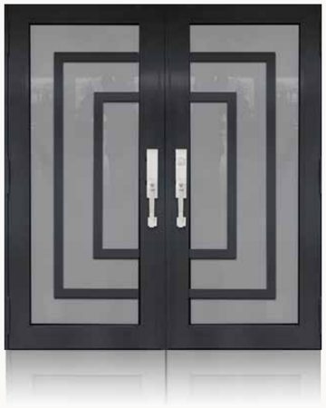 Double Bronze № 08 — decorative door panel design TD-DED-B08