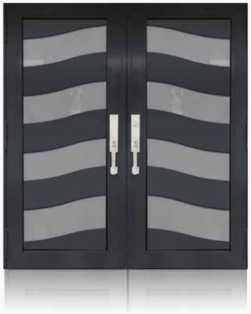Double Bronze № 11 — decorative door panel design TD-DED-B11