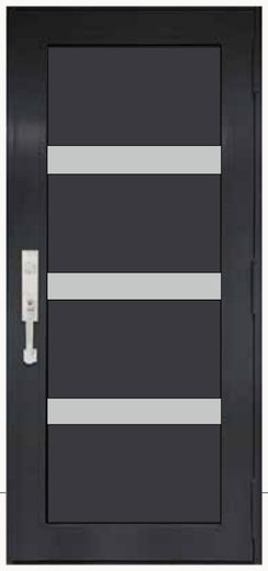 Single Bronze № 71 — decorative door panel design TD-SD-B71