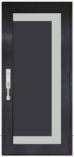 Single Bronze № 74 — decorative door panel design TD-SD-B74