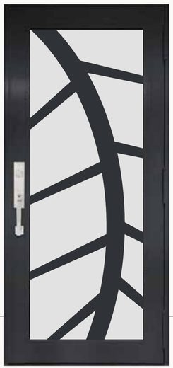 Single Bronze № 76 — decorative door panel design TD-SD-B76