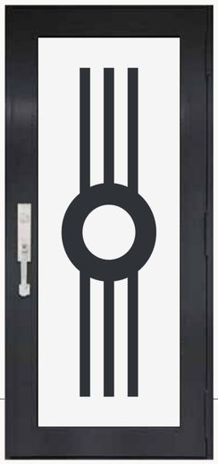 Single Bronze № 79 — decorative door panel design TD-SD-B79