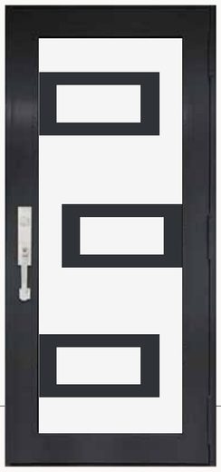 Single Bronze № 80 — decorative door panel design TD-SD-B80