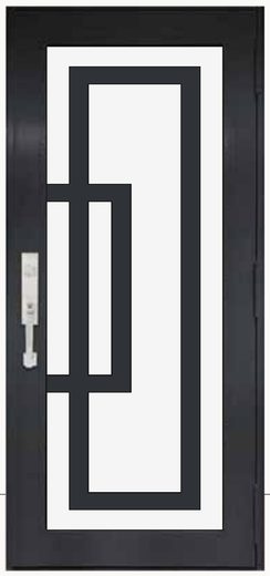 Single Bronze № 84 — decorative door panel design TD-SD-B84