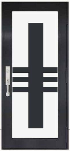 Single Bronze № 94 — decorative door panel design TD-SD-B94