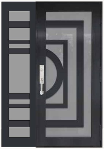 Single Bronze № 99 — decorative door panel design TD-SD-B99