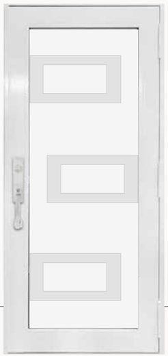 Single White № 80 — decorative door panel design TD-SD-W80