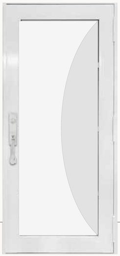 Single White № 81 — decorative door panel design TD-SD-W81