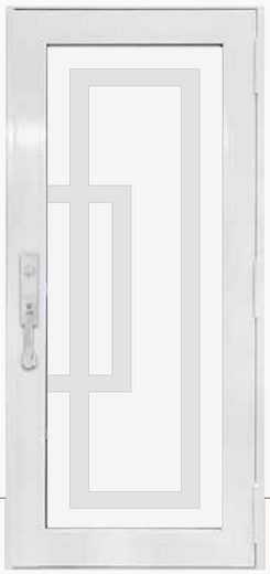 Single White № 84 — decorative door panel design TD-SD-W84