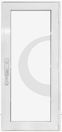 Single White № 86 — decorative door panel design TD-SD-W86