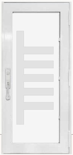 Single White № 93 — decorative door panel design TD-SD-W93