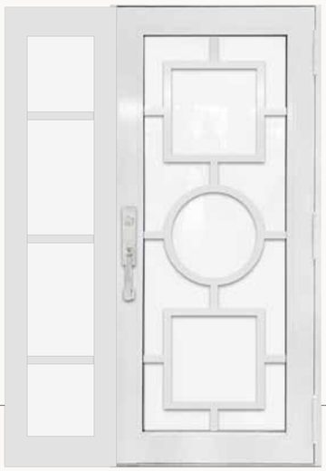Single White № 98 — decorative door panel design TD-SD-W98