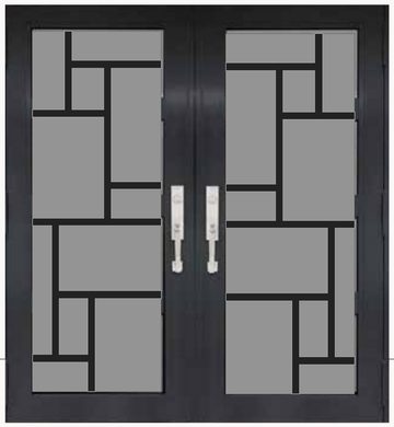 Double Bronze № 17 — decorative door panel design TD-DED-B17