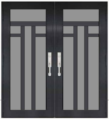 Double Bronze № 21 — decorative door panel design TD-DED-B21