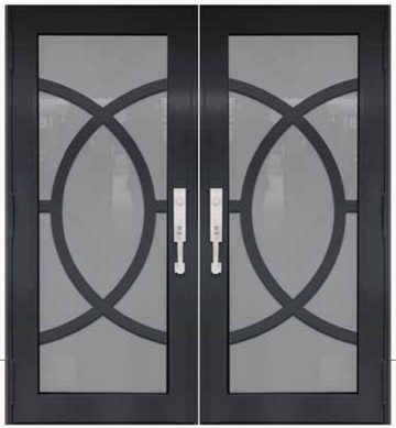 Double Bronze № 23 — decorative door panel design TD-DED-B23