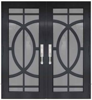 Double Bronze № 26 — decorative door panel design TD-DED-B26