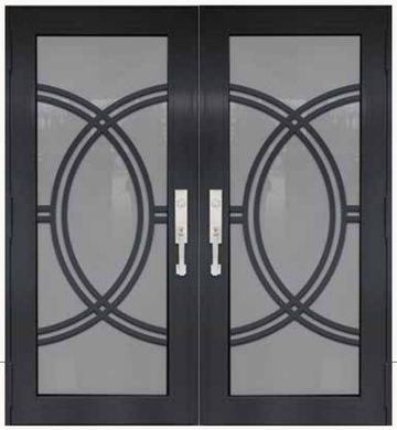 Double Bronze № 29 — decorative door panel design TD-DED-B29