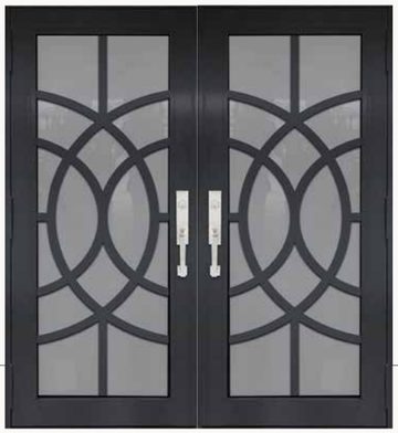 Double Bronze № 31 — decorative door panel design TD-DED-B31