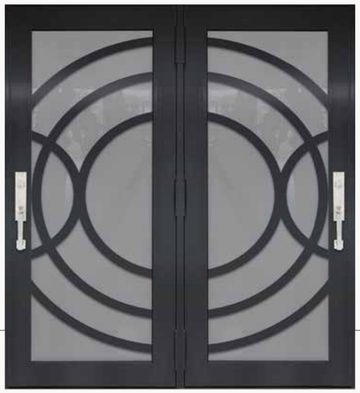 Double Bronze № 45 — decorative door panel design TD-DED-B45