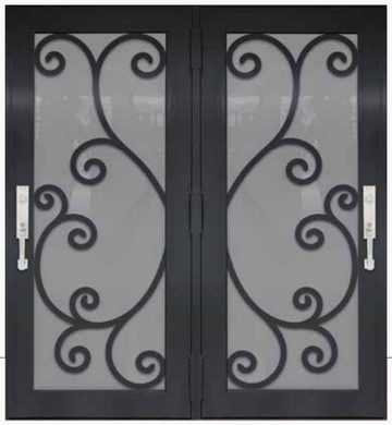 Double Bronze № 55 — decorative door panel design TD-DED-B55