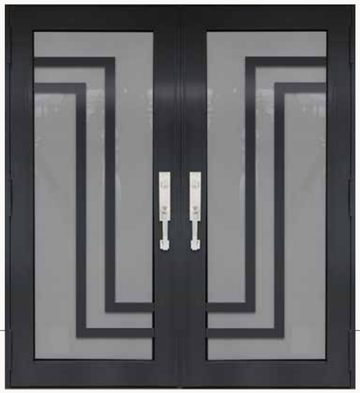 Double Bronze № 56 — decorative door panel design TD-DED-B56