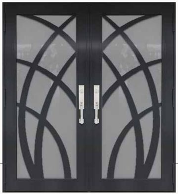 Double Bronze № 59 — decorative door panel design TD-DED-B59