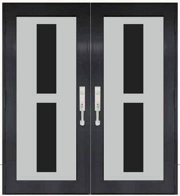Double Bronze № 65 — decorative door panel design TD-DED-B65