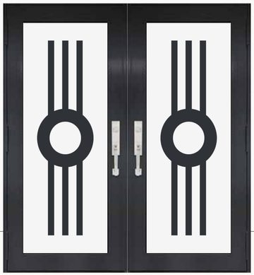 Double Bronze № 83 — decorative door panel design TD-DED-B83