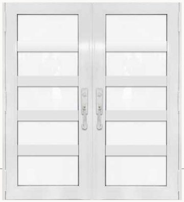 Double White № 51 — decorative door panel design TD-DED-W51